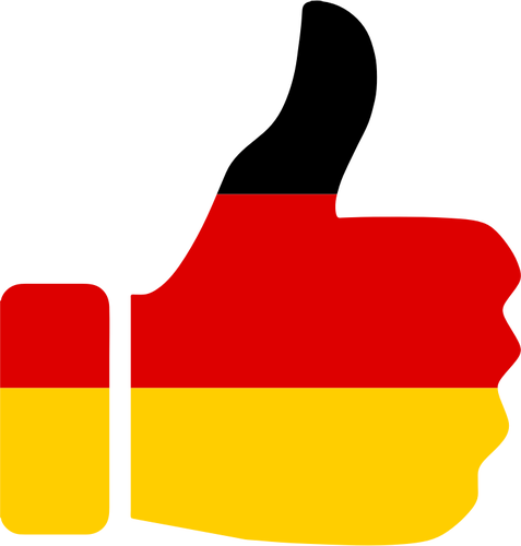 Daumen hoch Deutschland