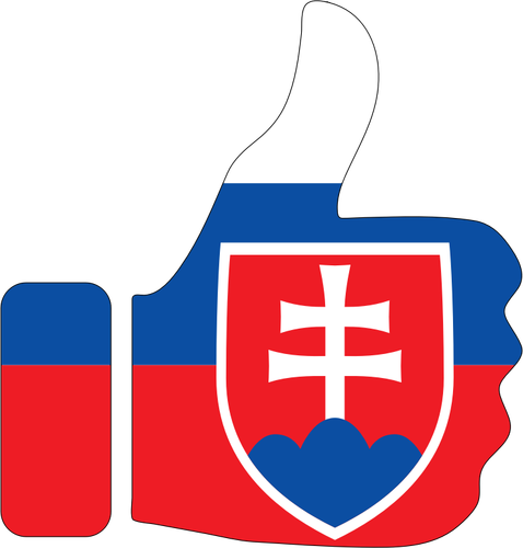 Pulgares para arriba de Eslovaquia