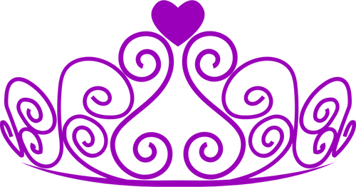 Фиолетовый тиара