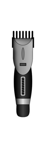 Векторное изображение серого машинка для стрижки волос