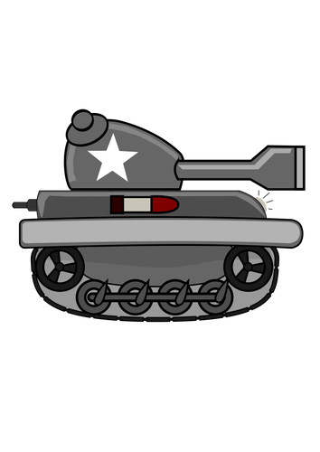 Kreslený Tank