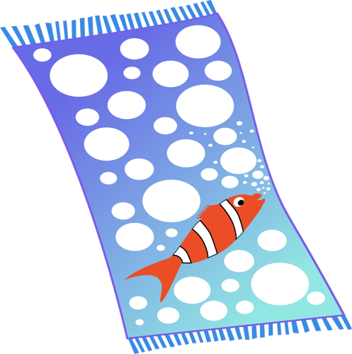 Ilustración de vector de toalla