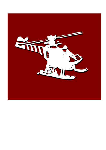 Helicopter vector image