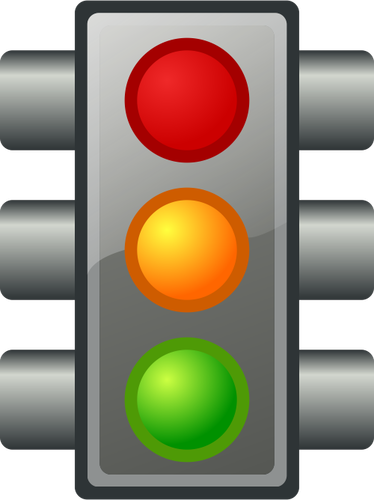 Gráficos vectoriales de semáforo