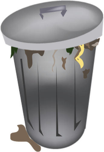 Trash can vector icon