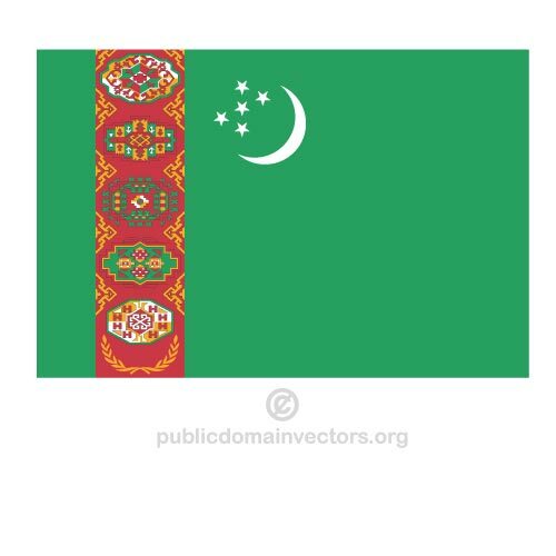 Drapelul Turkmenistanului