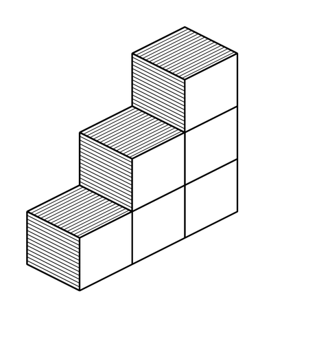 Tall cubes tower