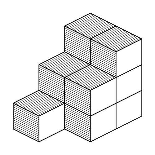 Isometric क्यूब्स वेक्टर इमेज