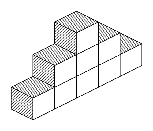 Parete del cubo per il disegno