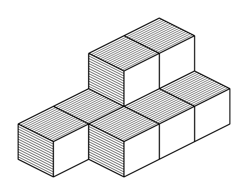 cubi di colorazione isometrica