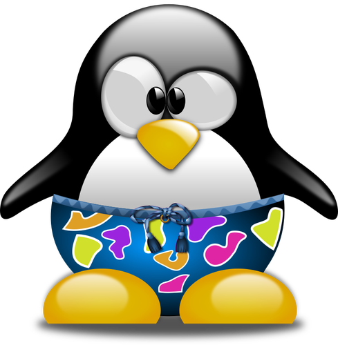 Tux в трусиках