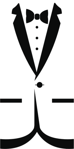 Tuxedo silhouette | Public domain vectors
