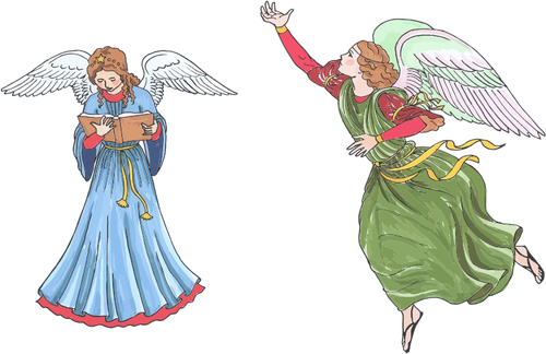 Two female angels