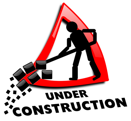 "In costruzione" segno