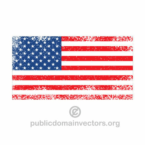 Bandeira americana Vector