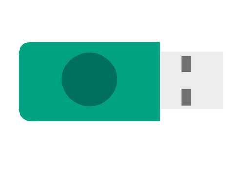 Grünen USB-stick