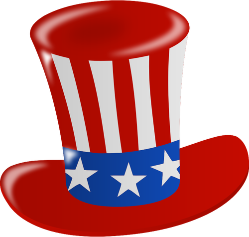 Amerikaanse vlag hoed