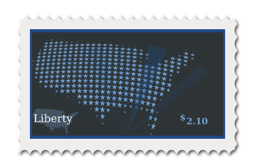 미국 우표 이미지