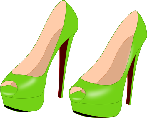 حذاء أخضر