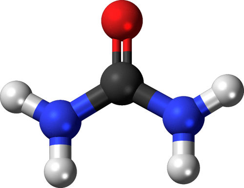 Harnstoff-Molekül 3d