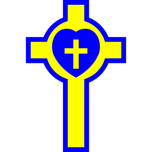 Luthérienne Croix coloré