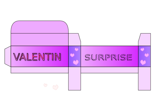 Valentin-Überraschungs-box