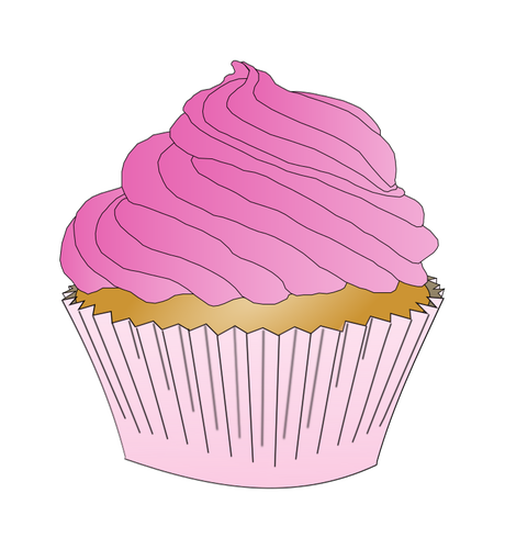 Pink cupcake