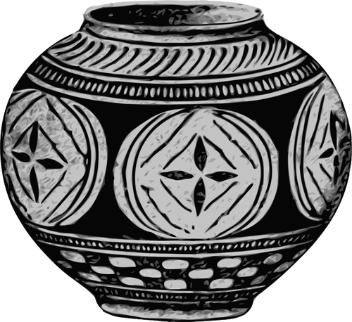 Gray vase image