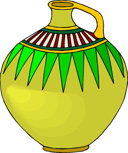 Colored vase image