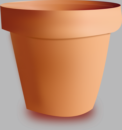 Terracotta-vase