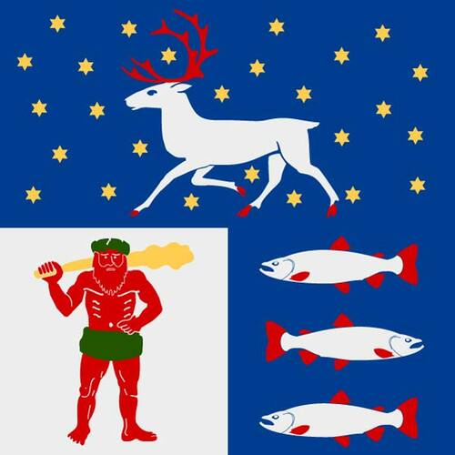 Flagga av Västerbotten