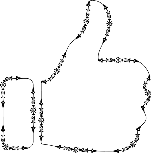 Daumen hoch symbol