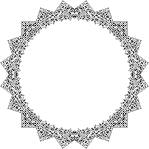 Muslimska symbol vektorritning