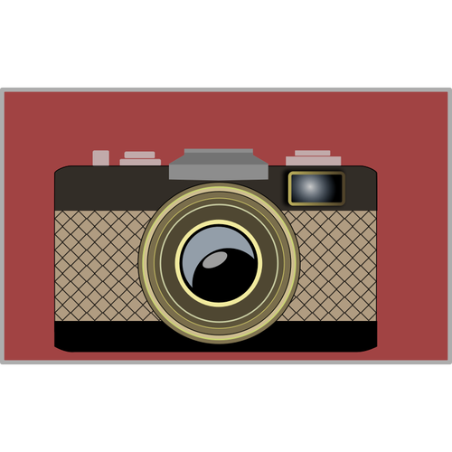 Vector image of classic stroke camera