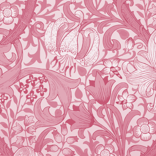 Vintage pink flowery pattern