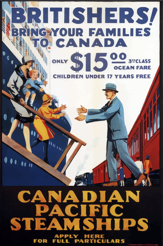 कनाडा पर्यटन पोस्टर