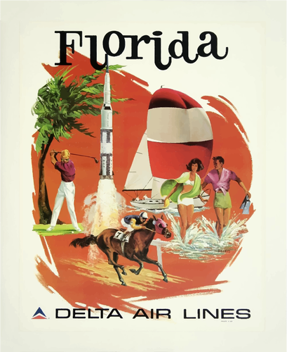 Florida travel poster