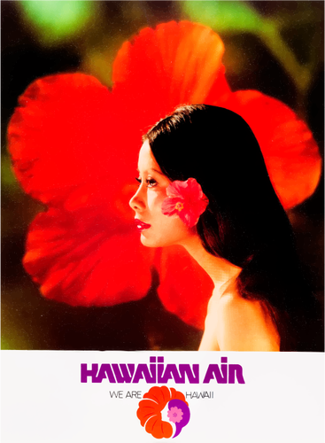 Fille de Hawaii