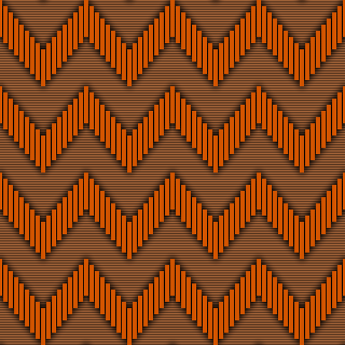 Retro-Muster in orange Farbtöne