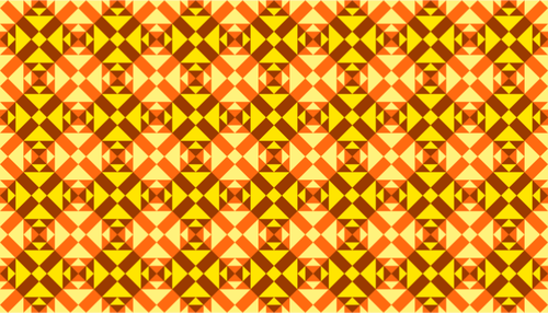 Vintage pattern in yellow and orange