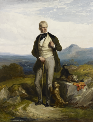 Walter Scotts Porträt