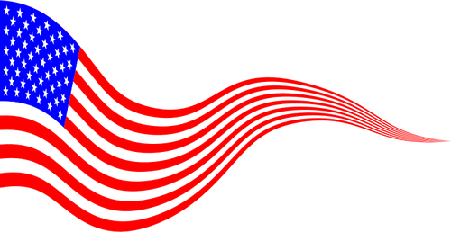 Amerikanska flaggan banner