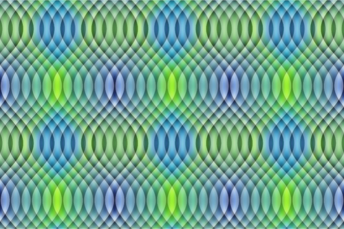 緑と青の色の波状の背景