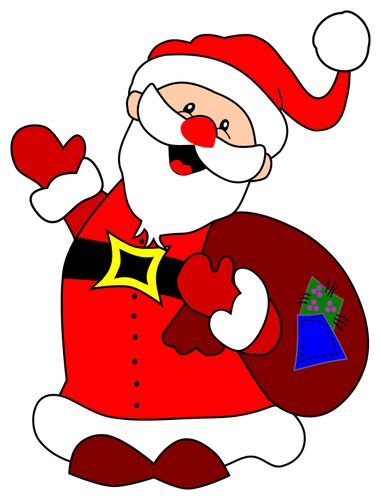 Happy Santa Claus | Public domain vectors