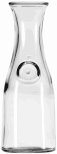 Vector image of wine carafe