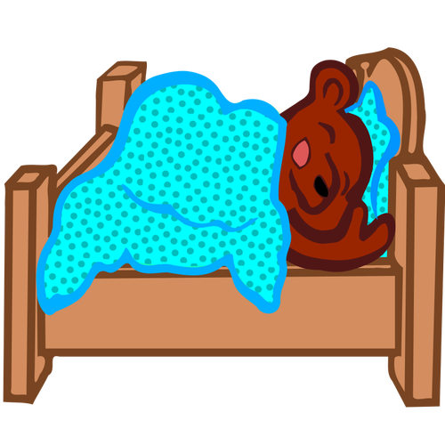Medvěd v režimu spánku