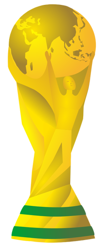 Image vectorielle de coupe du monde 2014 de trophée