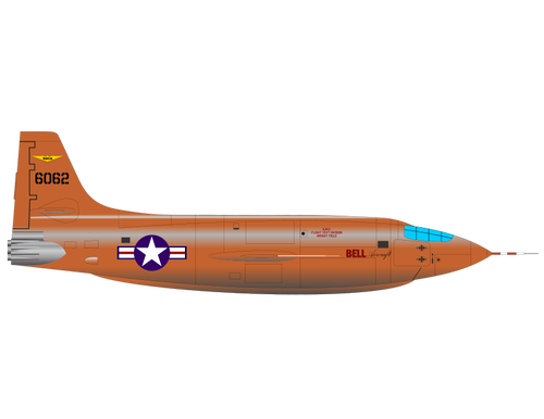 Avión naranja