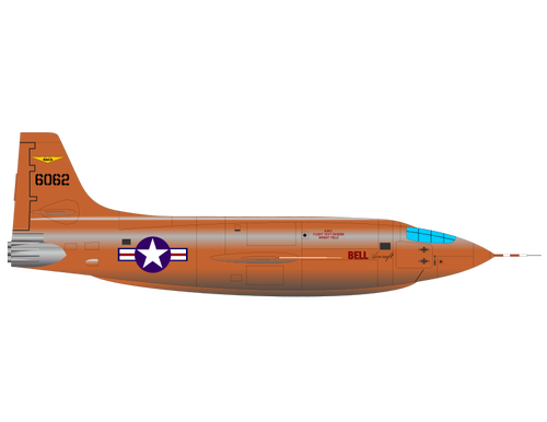 Orange airplane