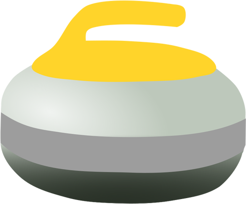 Curling rock